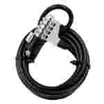 Candado de Seguridad para Laptop KlipXtreme | Cable de Acero de 6 Pies | Llave | K-Slot Standard | AC120KLX32