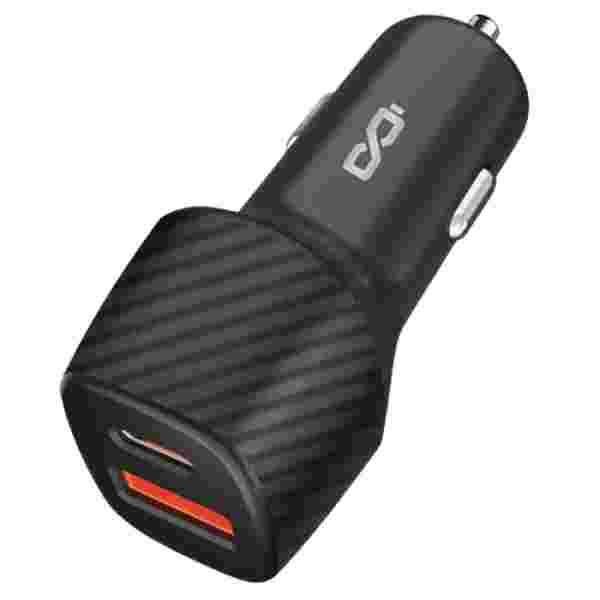 Cargador_para_Carro_Dual_USB_USB-C_18W_Chargeworx_Negro_CX3091BK Cargador para Carro Dual USB + USB-C 18W Chargeworx | Negro | CX3091BK - Imagen 1