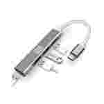 Adaptador Agiler USB Tipo-C a 4 Puertos USB 3.0 | Alta Velocidad | AGI-1268