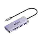 Adaptador HUB Hiksemin 10 en 1 USB-C | HDMI 4K | VGA | Gigabit Ethernet | Audio & Carga PD