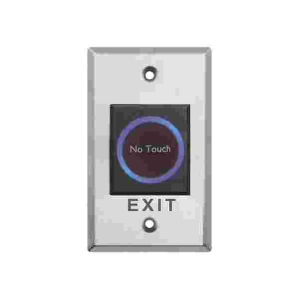 BOTON SIN CONTACTO (NO TOUCH) HIKVISION | Acero Inoxidable | Indicador LED | Salidas NO/NC | Interior - Imagen 1