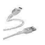 Cable Argom USB-A a Lightning | 6 Pies (1.8m) | Nylon Trenzado | Blanco