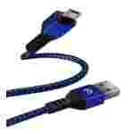 Cable Argom USB-A a Micro USB | 6 Pies (1.8m) | Nylon Trenzado | Azul