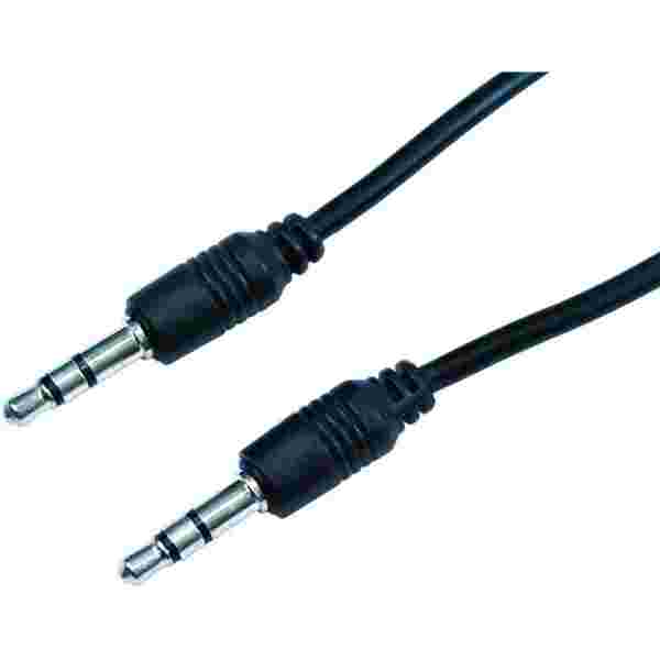 Cable Auxiliar Agiler 3.5mm Macho a Macho 3 Pies Negro (AGI-1110) Cable Auxiliar Agiler | 3.5mm Macho a Macho | 3 Pies | Negro | (AGI-1110) - Imagen 1
