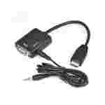 Cable Convertidor Agiler | Mini HDMI a VGA | Con Salida de Audio | Negro (AGI-1894)