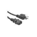 Cable de Poder Agiler Negro (Power Cord) | Conector NEMA 5-15P a C13 | 1.5 - 1.8 Metros