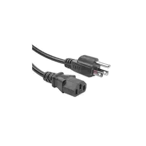 Cable de Poder Agiler Negro (Power Cord) Conector NEMA 5-15P a C13 1.5 - 1.8 Metros Cable de Poder Agiler Negro (Power Cord) | Conector NEMA 5-15P a C13 | 1.5 - 1.8 Metros - Imagen 1