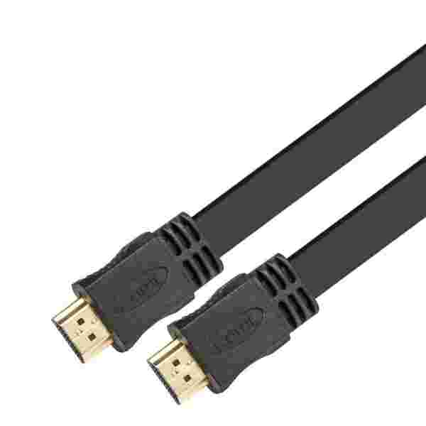 Cable HDMI Xtech Plano y Antienredos 25 Pies (7.6m) 1080p 4K Negro (XTC-425) Cable HDMI Xtech | Plano y Antienredos | 25 Pies (7.6m) | 1080p / 4K | Negro (XTC-425) - Imagen 1