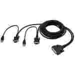 Cable KVM Belkin | 6 Pies | 2 x VGA | 2 x USB | Todo en Uno | Negro