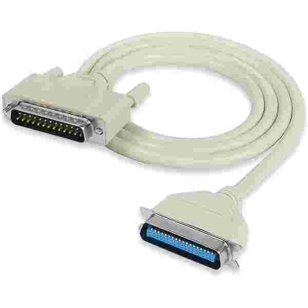 Cable Paralelo Agiler DB25 a CN36 | Impresora IEEE 1284 | 10 Pies (3m) | Blanco - Imagen 1