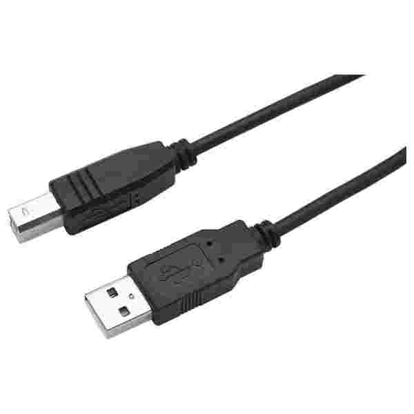 xr:d:DAE1O4kxAV8:14761,j:32021128875,t:22080215 Cable USB A/B Agiler | 10 Pies (3m) | Negro | Para Impresora y Periféricos - Imagen 1
