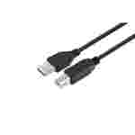 Cable USB para Impresora MYO | 10 Pies (3m) | Negro | (MYO-PC10FT)