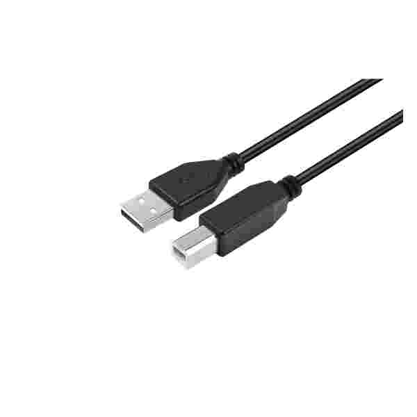 Cable USB para Impresora MYO | 10 Pies (3m) | Negro | (MYO-PC10FT) - Imagen 1
