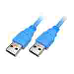 Cable Xtech USB 3.0 Macho a Macho | 6 Pies (1.8m) | Azul | (XTC-352)