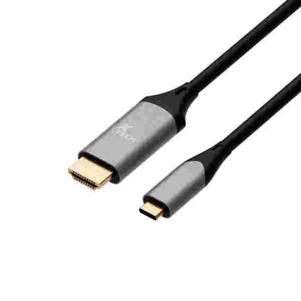 Cable Xtech USB-C a HDMI 1.8m (6 pies) Resolución 4K UHD Negro Modelo XTC-546 Cable Xtech USB-C a HDMI | 1.8m (6 pies) | Resolución 4K UHD | Negro | Modelo XTC-546 - Imagen 1