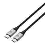 Cable Xtech USB-C Macho a USB-C Macho | Trenzado | 6 Pies (1.8m) | Negro (XTC-533)