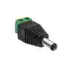 CONECTOR DC MACHO DE 3.5" A 12V JR.52 | Para Cámaras de Seguridad (JR-52)