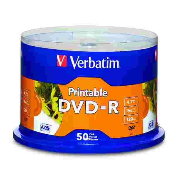 DVD-R 4.7GB 16X Speed Spindle Logo Branded Surface Paquete de 50 Unidades (50PK) DVD-R 4.7GB | 16X Speed | Spindle Logo | Branded Surface | Paquete de 50 Unidades (50PK) - Imagen 1