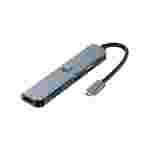 Hub USB-C Xtech 7 en 1 | HDMI 4K | 2x USB-A | 2x USB-C | Lector SD/Micro SD | XTC-571