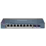 SWITCH 8 PUERTOS HIKVISION | 8 × Gigabit PoE | 2 × SFP Fibra | Gestión Capa 2 | Transmisión 300m