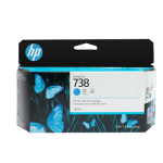 Cartucho HP 738 Cian (498N5A) - 130ml