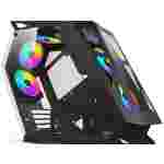 Case Gaming Micro ATX / ITX Negro con Laterales de Cristal