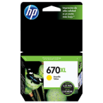 Cartucho HP 670XL Amarillo de Alto Rendimiento