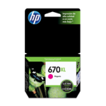Cartucho HP 670XL Magenta de Alto Rendimiento