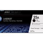 Tóner HP CB435AD Negro (Pack Doble)