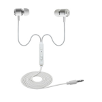 Audífonos In-Ear con Micrófono Blanco AGI-0214WH