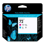 Cartucho de Cabezal HP 72 C9383A Magenta y Cyan