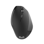 Mouse Vertical Inalámbrico KlipX Ergonómico - Negro