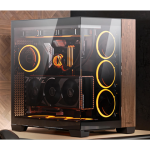 Gabinete Gaming Antec C8 Wood Black